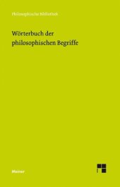 book Wörterbuch der philosophischen Begriffe (Philosophische Bibliothek 500) (German Edition)