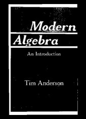 book Modern Algebra: An Introduction