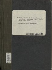 book Partido Africano da Independência de Cabo Verde. Documentos do II Congresso. O trabalho ideológico do Partido