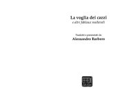 book La voglia dei cazzi e altri fabliaux medievali