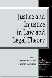 book Justice and Injustice in Law and Legal Theory