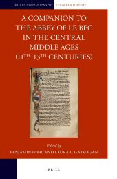 book A Companion to the Abbey of Le Bec in the Central Middle Ages (11th-13th Centuries)