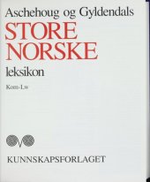 book Aschehoug og Gyldendals store norske leksikon Kom-Lw