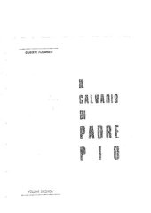 book Il Calvario di Padre Pio