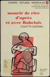 book Mourir de rire d'après et avec Rabelais