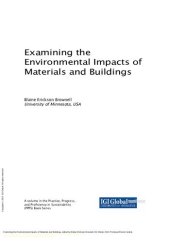 book Examining the Environmental Impacts of Materials and Buildings