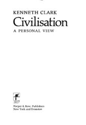 book Civilisation: A Personal View