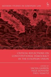 book Critical Reflections on Constitutional Democracy in the European Union