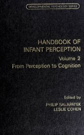 book Handbook of Infant Perception: From Sensation to Perception (Developmental Psychology Series)