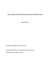 book Culpa y coraje: Historia de las políticas sobre el VIH/ Sida en el Perú