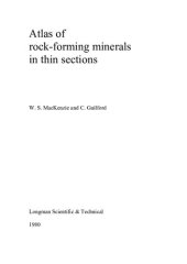 book Atlas of the Rock-Forming Minerals in Thin Section