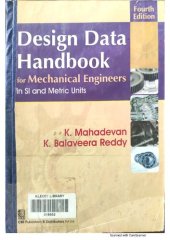 book Design Data Handbook for Mechanical Engineers in Si and Metric Units