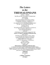 book The Letters to the Thessalonians