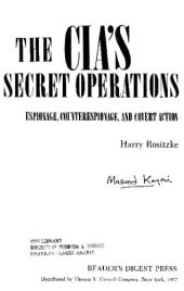 book Cia's Secret Operations: Espionage, Counterespionage, and Covert Action