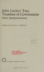 book John Locke's Two Treatises of Government: New Interpretations