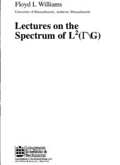 book Lectures on the spectrum of L [Gamma]