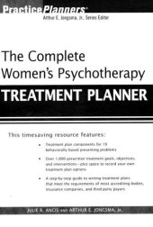 book The Complete Women's Psychotherapy Treatment Planner