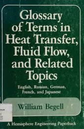 book GLOSSARY OF TERMS IN HEAT TRANS