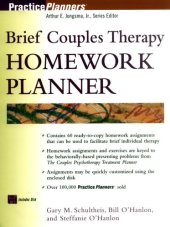 book Brief Couples Therapy Homework Planner (PracticePlanners)