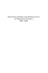 book Episcopal Power and Personality in Medieval Europe, 900-1480