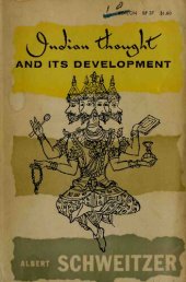 book Indian Thoughts and Its Development