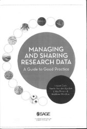 book Managing and Sharing Research Data: A Guide to Good Practice