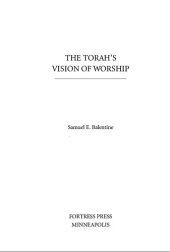 book The Torah's Vision of Worship (Overtures to Biblical Theology)