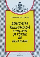 book Educația religioasă. Conținut și forme de realizare