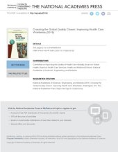 book Crossing the Global Quality Chasm: Improving Health Care Worldwide