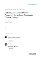 book Reducing the Vulnerability of Armenia's Agricultural Systems to Climate Change: Impact Assessment and Adaptation Options (World Bank Studies)