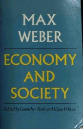 book Economy and society: an outline of interpretive sociology