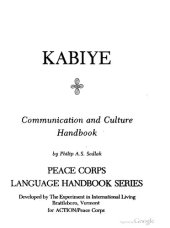 book Kabiye : Communication and Culture Handbook