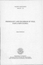 book Phonology and grammar of Yele, Papua New Guinea