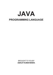 book JAVA PROGRAMMING: A comprehenshive course book