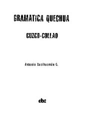 book Gramática quechua Cuzco-Collao