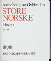 book Aschehoug og Gyldendals store norske leksikon Stu-Tyr