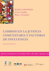 book Cambios en la justicia comunitaria y factores de influencia