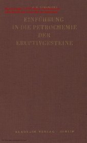 book Einführung in die Petrochemie der Eruptivgesteine.