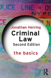 book Criminal Law - the Basics