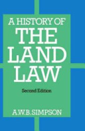 book A History of the Land Law