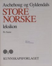 book Aschehoug og Gyldendals store norske leksikon Pe-Same