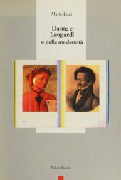 book Dante e Leopardi, o, Della modernità