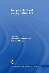 book European Political History 1870-1913