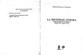 book La identidad aimara (Aymara). Aproximación histórica (siglo XV, siglo XVI)