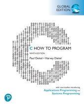 book C HOW TO PROGRAM with case studies in applications and systems programming,