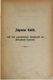 book Allgemeine Taktik, nach dem gegenwärtigen Standpunkt der Kriegskunst bearbeitet