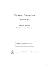 book Nonlinear Programming (google books preview)