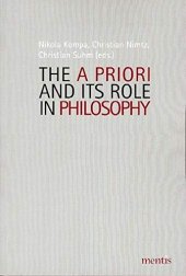 book The a Priori and Its Role in Philosophy