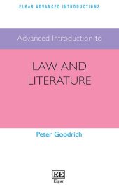 book Advanced Introduction to Law and Literature