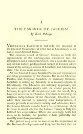 book Christianity and the Social Revolution - Part III - Dies Irae - The Essence of Fascism